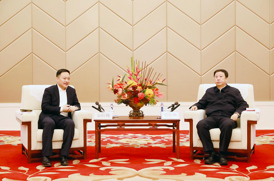 余紅輝拜會(huì)黑龍江省委常委、哈爾濱市委書(shū)記張安順