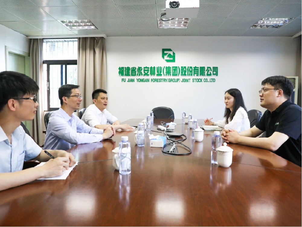 中國建設(shè)銀行三明分行行長(zhǎng)蔡海防一行到訪永安林業(yè)