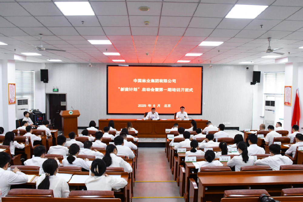 新苗破土 未來可期│中國林業集團組織召開“新苗計劃”啟動會暨第一期培訓開班式